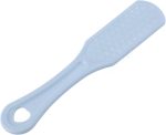 Shoe Brush, Plastic Brush with Bushy Nylon and Hook, for Shoes Clothes Household (Blue)