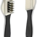 2PCS Suede Shoe Brushes, Suede & Nubuck 4-Way Leather Cleaning Brush, Nubuck Brush for Shoe Boot Bag Cleaning