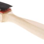 Wood Suede Sole Wire Dance Shoes Cleaning Brush for Footwear