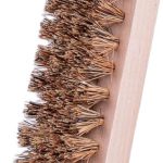 Hardwood Shoe & Boot Cleaning Brush with Stiff Coco Bristles, Removes Tough Dirt & Debris, Easily Cleans Soles (Made in Germany) Brown