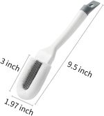 Professional Cleaning Shoe Brush, Multifunctional Long Handle Brush Cleaner, Hangable Soft Bristle Shoes Cleaning Scrubber (White) - Image 2