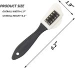 2PCS Suede Shoe Brushes, Suede & Nubuck 4-Way Leather Cleaning Brush, Nubuck Brush for Shoe Boot Bag Cleaning - Image 2