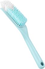 Household Laundry Brush Shoe Brush, Plastic Sturdy Handle & Soft Bristle Cleaning Brush, Professional Scrub Brush for Cleaning Fabrics Clothes Floors Bathrooms
