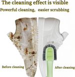 Shoe Cleaner Brush -Sneaker Shoe Cleaner Brush-Soft Bristle Cleaning Shoes Scrubber-Long Handle Shoe Scrubbing Brush-White mesh Sneaker Cleaner Brush-Shoe Brushes for Internal and External Cleaning - Image 2
