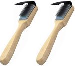 Dance Shoes Brush,Shoes Cleaner Brush,Suede Sole Wire Shoes Wood Cleaning Brush Cleaners 2Pcs