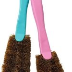 Palm Shoes Brush - Scrubber, 2 Count | Natural Fibers, Dirt Remover, Sneaker Wash
