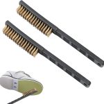2Pcs Bowling Shoe Brush Accessories Kit Essential Bowling Supplies and Equipment for Men and Women Helps Improve Shoe Slide Protects Soles Remove