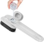 Shoe Brush, Liquid Dispenser Shoe Cleaning Brush, Laundry Brush for Stains on Clothes, Sneaker Cleaner Brush for Leather, Canvas, Knit, Multi-Purpose​ Cleaning Brush for Household & Outdoor