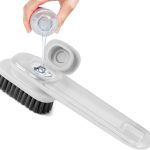 Shoe Brush, Liquid Dispenser Shoe Cleaning Brush, Laundry Brush for Stains on Clothes, Sneaker Cleaner Brush for Leather, Canvas, Knit, Multi-Purpose​ Cleaning Brush for Household & Outdoor