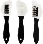 3-Piece Suede & Nubuck Shoe Care Kit - 4-Sided Brush, Suede Leather Cleaner, Eraser for Easy Stain Removal