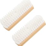 2Pcs Suede Brush for Shoes, Rubber Shoe Brush Cleaner with Soft Bristle Brush,Suede Eraser for the Care and Cleaning of Shoes, Bags, Coats, and Suede Accessories