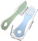 3PCS Clothes Shoes Scrubbing Brushes Laundry Houseware Cleaning Tool for Home and School - Image 2