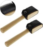 Dance Shoes Brush, Suede Sole Wire Shoes Wood Cleaning Brush, Shoes Cleaner Brush (2 Pcs)