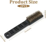 2 Pack Bowling Shoe Brushes Heavy Duty Shoe Scrubber Shoe Cleaning Brushes Bowling Accessories Multifunctional Shoes for Men Women Sports Shoes Outdoor Cleaning - Image 2