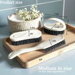 Scrub Brush for Cleaning - 3pcs Bathroom Scrubber Cleaning Brushes for Household Use Heavy Duty Small Nylon Brush,Shoe Cleaning Brush,Laundry Brush,Kitchen,Bathtub,Floor Brushes - Image 2