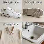2 Pack Soft Bristle Shoe Brush, Sneaker Laundry Stain Cleaning Brushes with Ergonomics Grip, White - Image 2