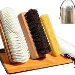 4Pcs Suede Brush and Eraser Set for Shoe Cleaning | Nubuck Boot & Suede Jacket Care Kit