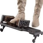 Boot Scraper Outdoor Shoe Brush with Flaps,Cleaning Heavy-Duty Shoe Cleaner and Boot Scrubber for Mud,Dirt, Snow,Durable Weather-Resistant Outdoor Shoe Cleaning Tool