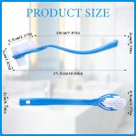 2 Pack Shoes Cleaning Brushes, Double Sided Shoe Sole Cleaner 10in Long Handle Shoe Wash Cleaner Large Boot Scrubber Insider Cleaner Tool Kits, Blue - Image 2