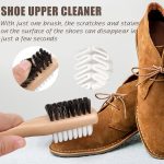 Suede Brush and Eraser, Suede Shoe Cleaner with Crepe & Brass Bristle Brush and Suede Eraser, Safe Effectively Solves Stubborn Stains on Sneaker Leather, Suede, Nubuck Care - Image 2