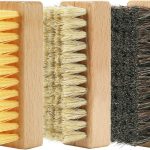 Shoe Cleaning Brush Set with Nylon, Boar and Horsehair Bristles, Wooden Sneaker Cleaner Brush for Leather, Suede, Canvas, Textile, Bags and Accessories - 3 Pack