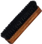 European Quality Shoe Brush: Wooden Handcrafted, Shoe Cleaning Brush with Nylon Fiber Bristle and Molded Wood Handle, Imported Shoe Brushes for Cleaning - 7x1 3/4x1 3/4 Inches Size